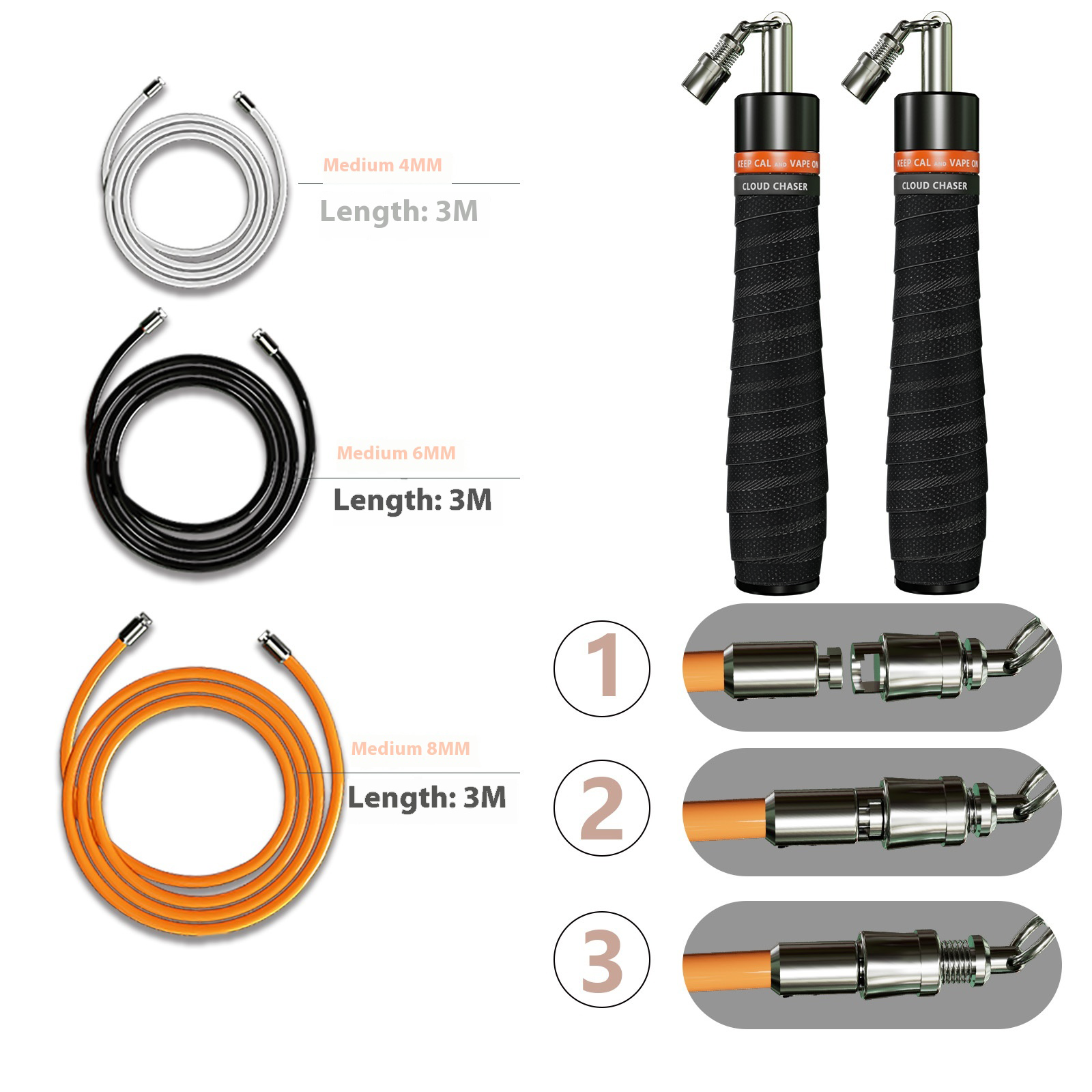 MOGOLD Weight Three Rope Jump  - Crossfit No Equipment recensione e prezzo