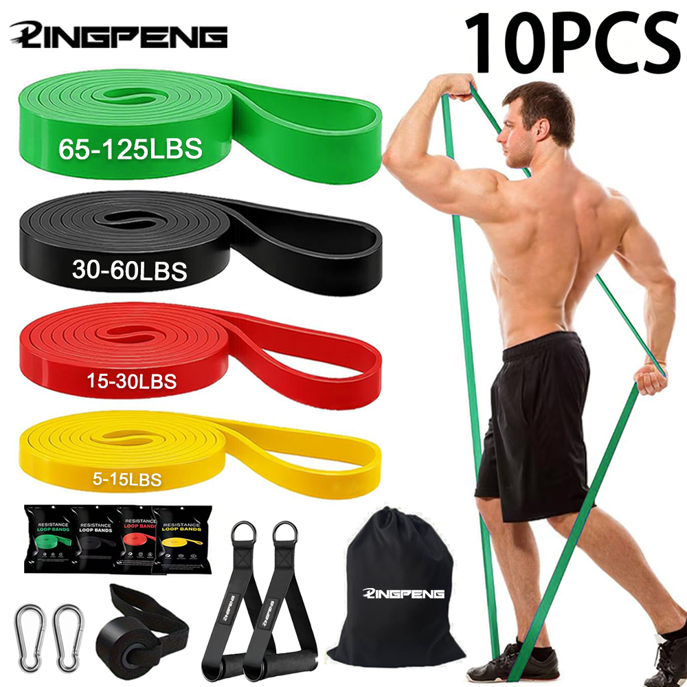 10Pcs 4-Level Resistance Bands - Pull Up Assist Band recensione e prezzo