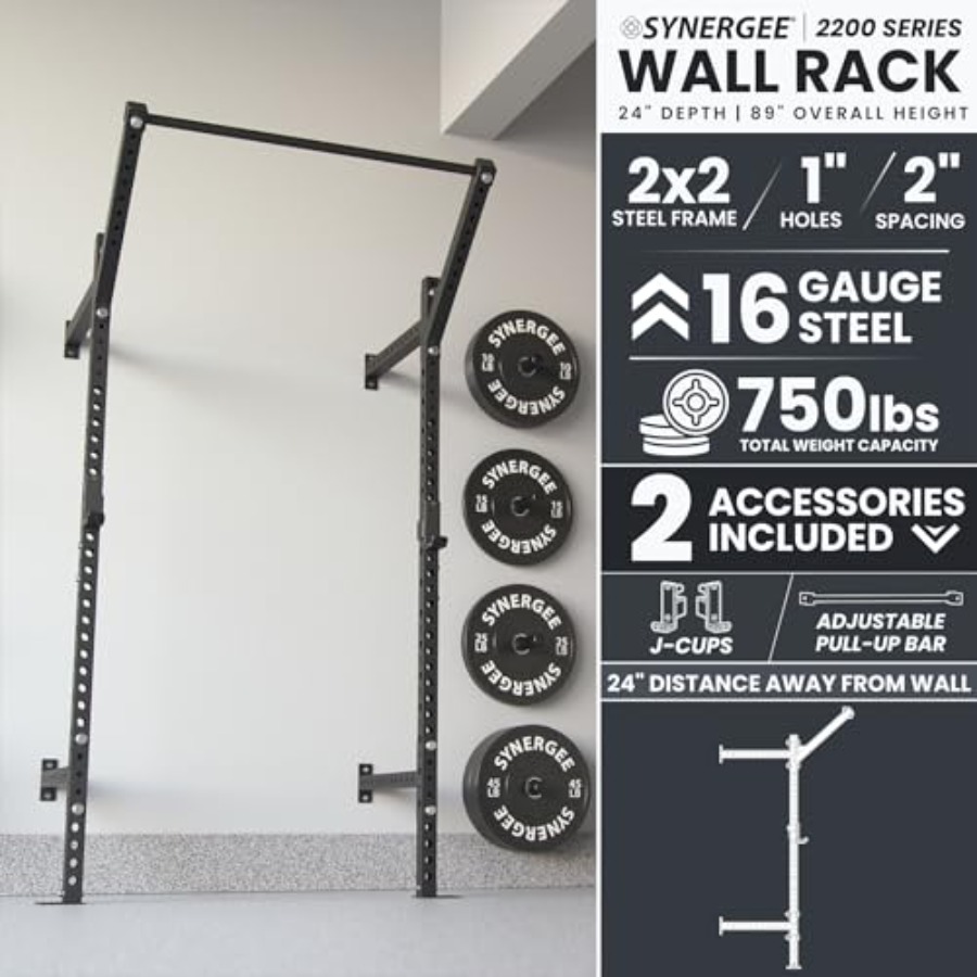 Wall Mounted Squat Rack for ho - Pull Up Bar Grip recensione e prezzo