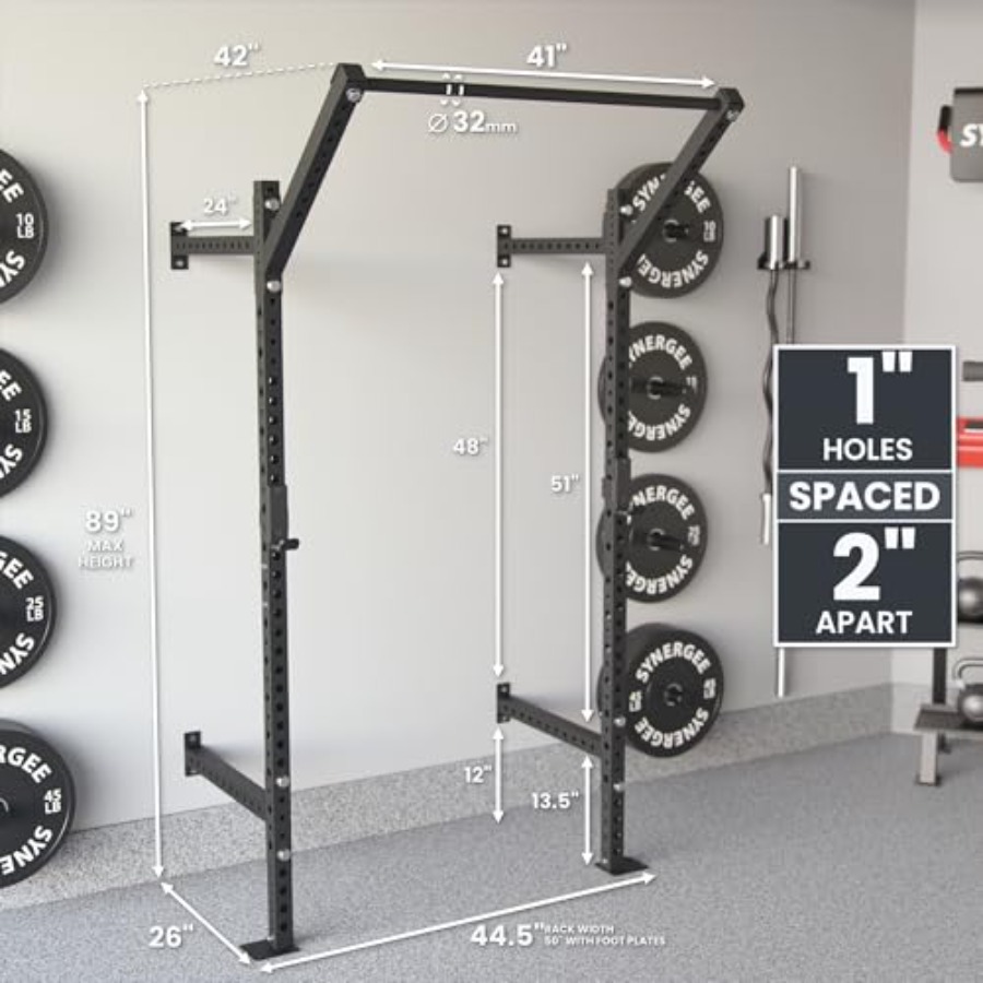Wall Mounted Squat Rack for ho - Pull Up Bar Grip recensione e prezzo