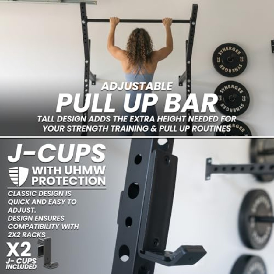 Wall Mounted Squat Rack for ho - Pull Up Bar Grip recensione e prezzo