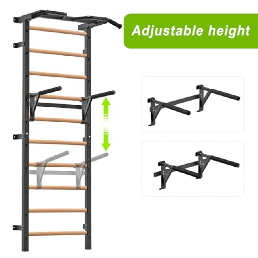 Wall Mounted Gymnastic Stall B - Pull Up Bar Grip recensione e prezzo