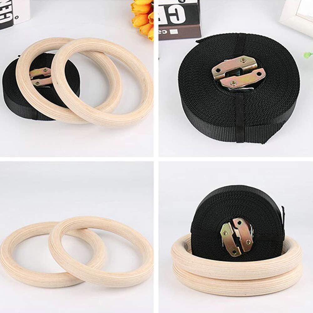 28/32MM Fitness Wooden Gymnast - Gymnastic Ring Wood recensione e prezzo