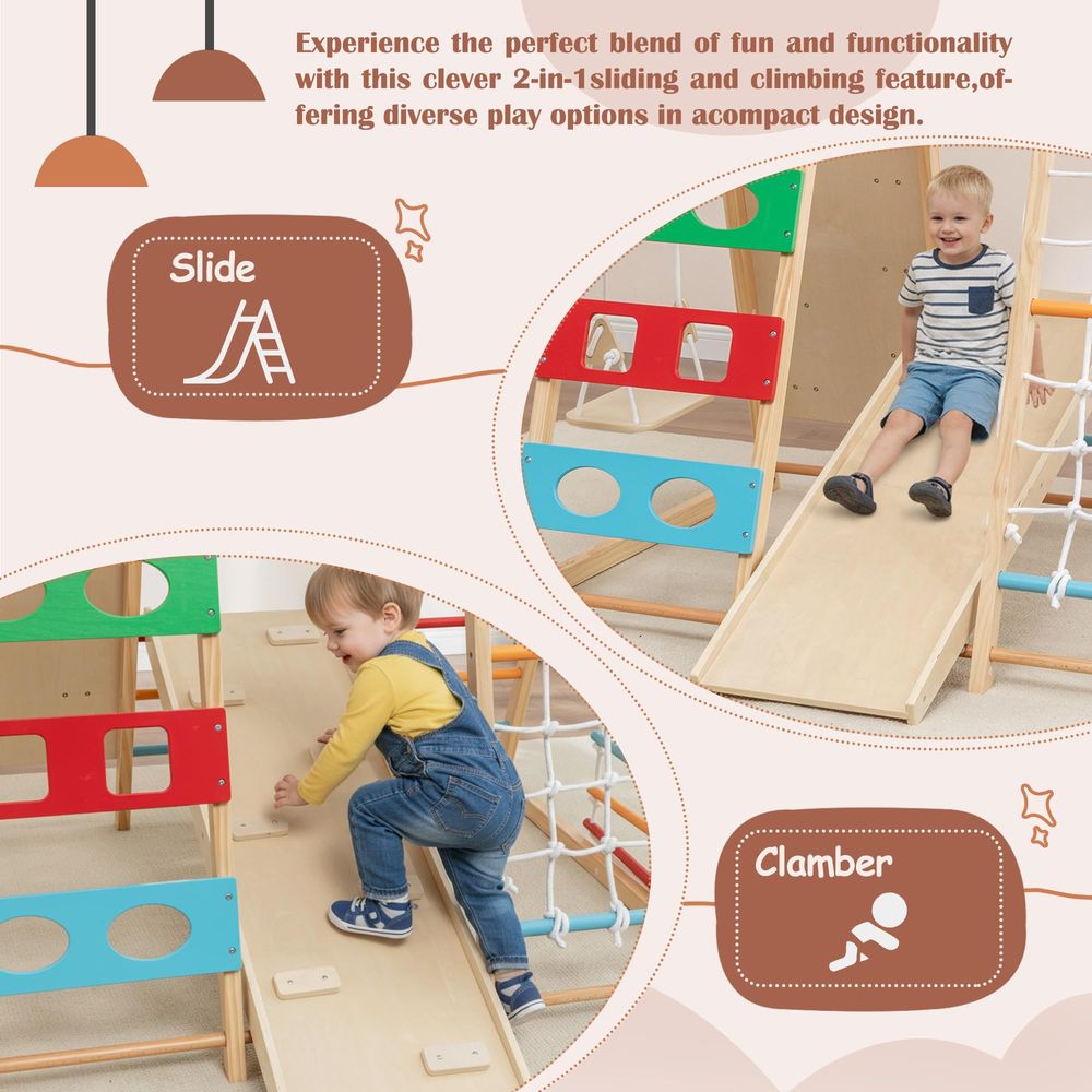 Ladder Wall Gym amp Climber Fe - Gymnastic Ring Wood recensione e prezzo