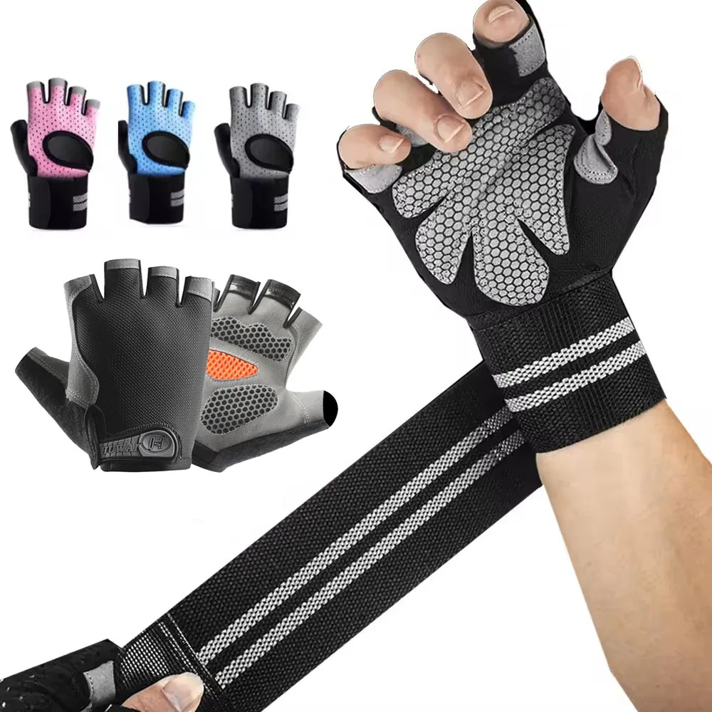1Pair Half Finger Gym Fitness  - Crossfit Workout With Equipment recensione e prezzo