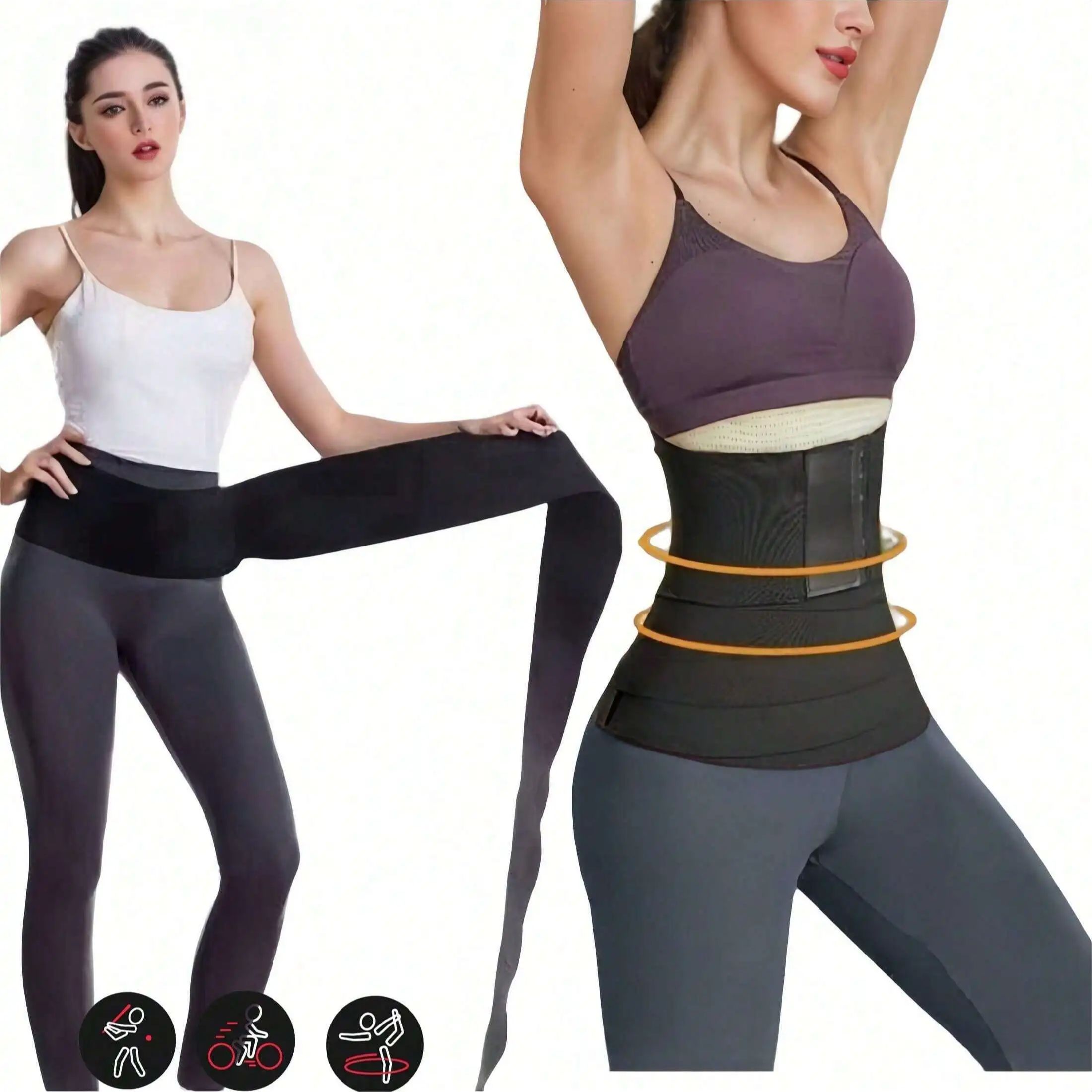 Women Waist Bandage Wrap Trimm - Pull Up Assist Band recensione e prezzo