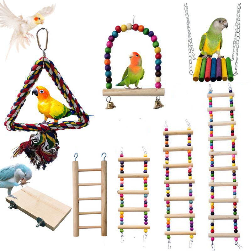 Wooden Bird Toys Small Parrot  - Gymnastic Ring Wood recensione e prezzo