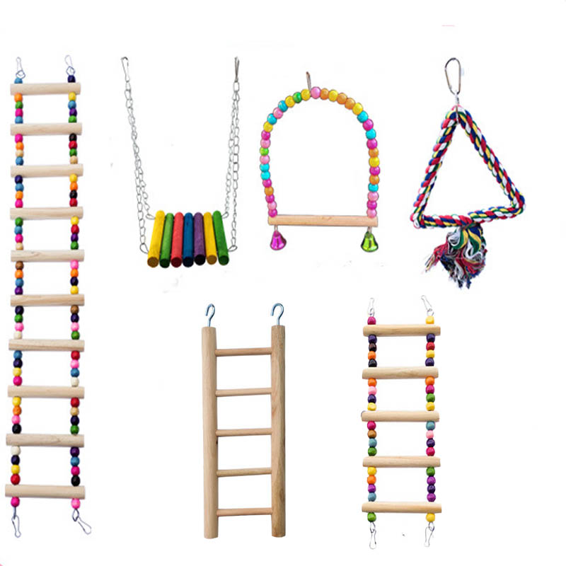 Wooden Bird Toys Small Parrot  - Gymnastic Ring Wood recensione e prezzo