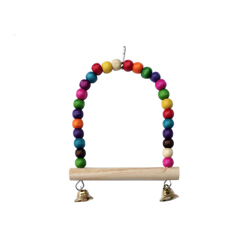 Wooden Bird Toys Small Parrot  - Gymnastic Ring Wood recensione e prezzo