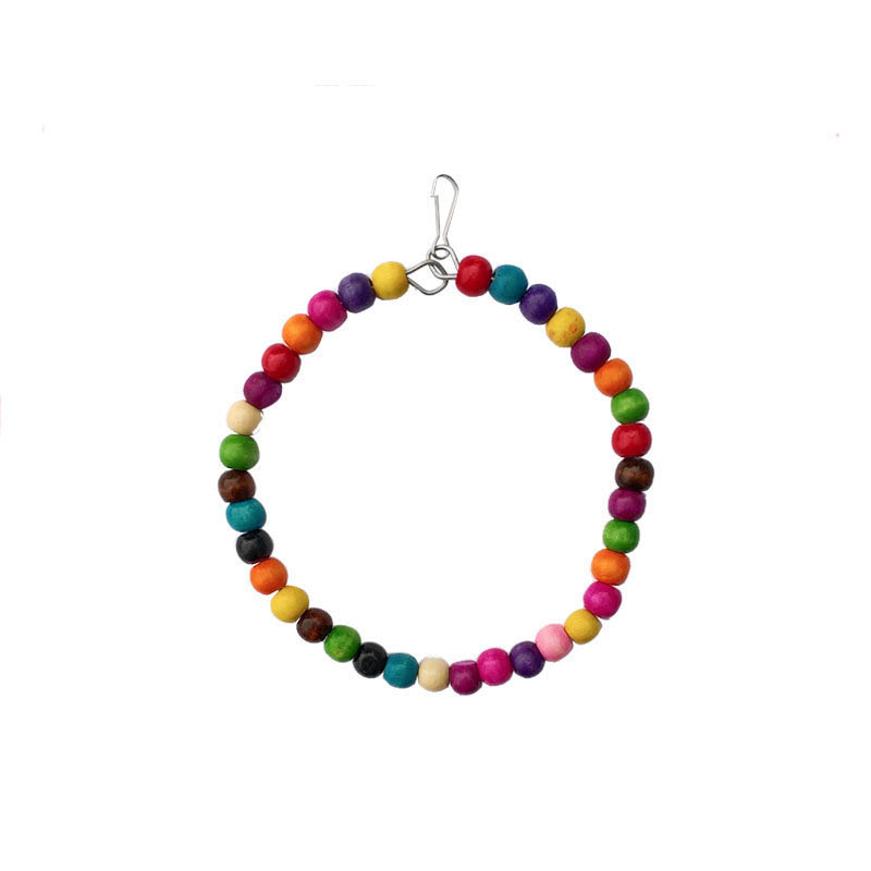 Wooden Bird Toys Small Parrot  - Gymnastic Ring Wood recensione e prezzo