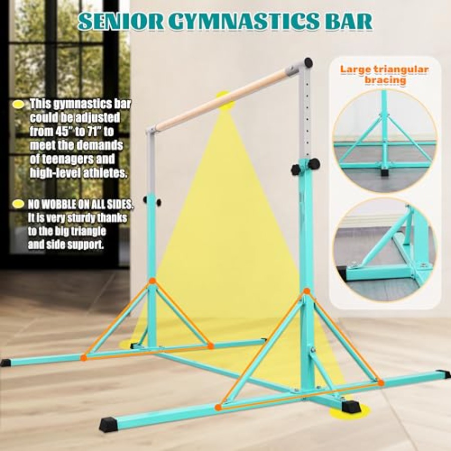 Gymnastics Bar for home gym tr - Gymnastic Ring Wood recensione e prezzo