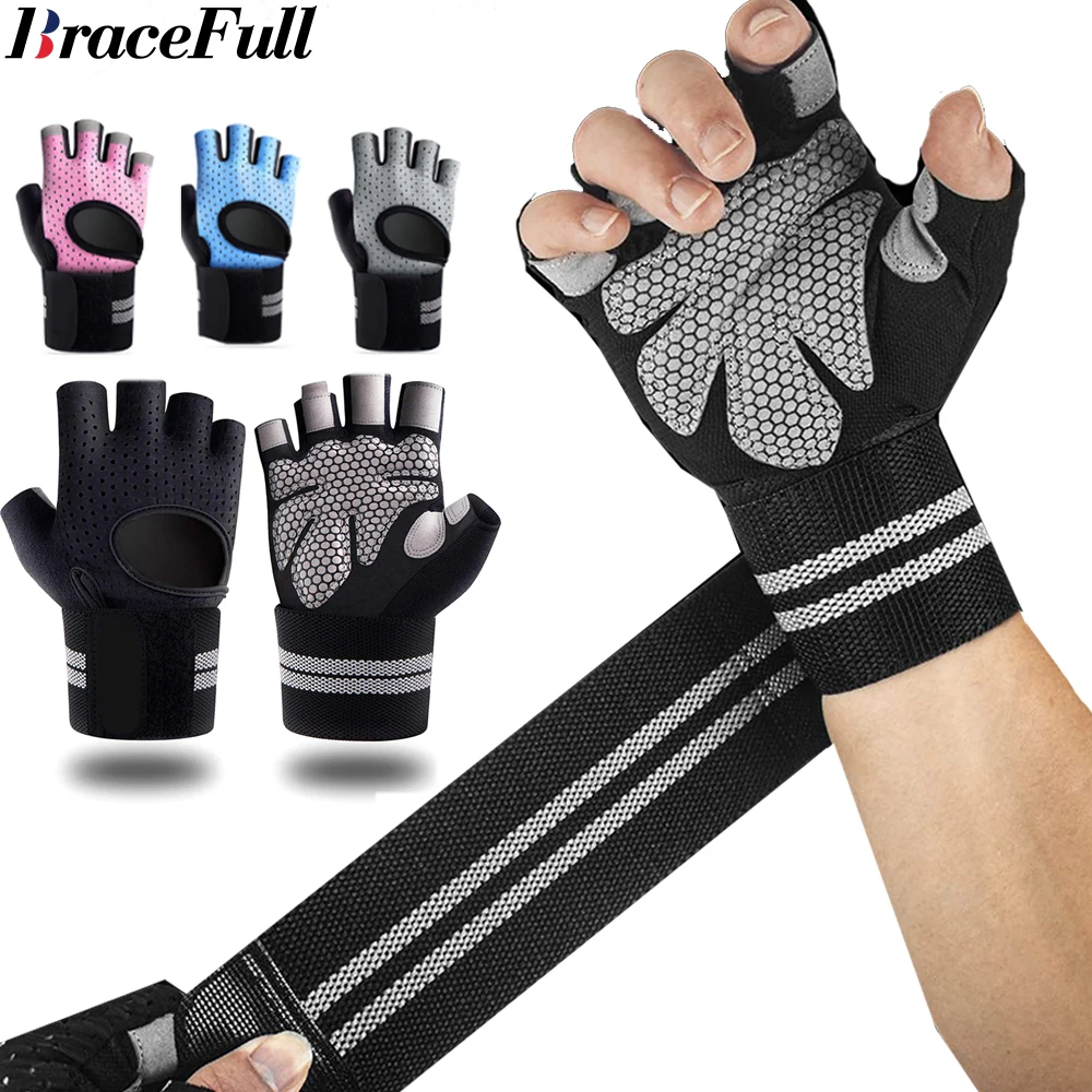 1Pair Half Finger Gym Fitness  - Crossfit Workout With Equipment recensione e prezzo