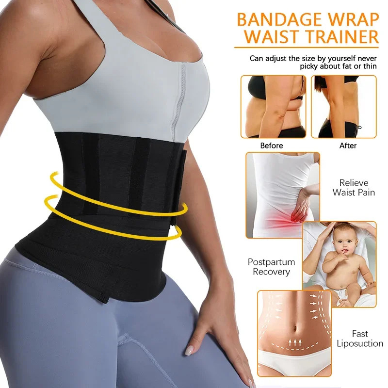 1/2PCS Waist Bandage Wrap Trim - Pull Up Assist Band recensione e prezzo